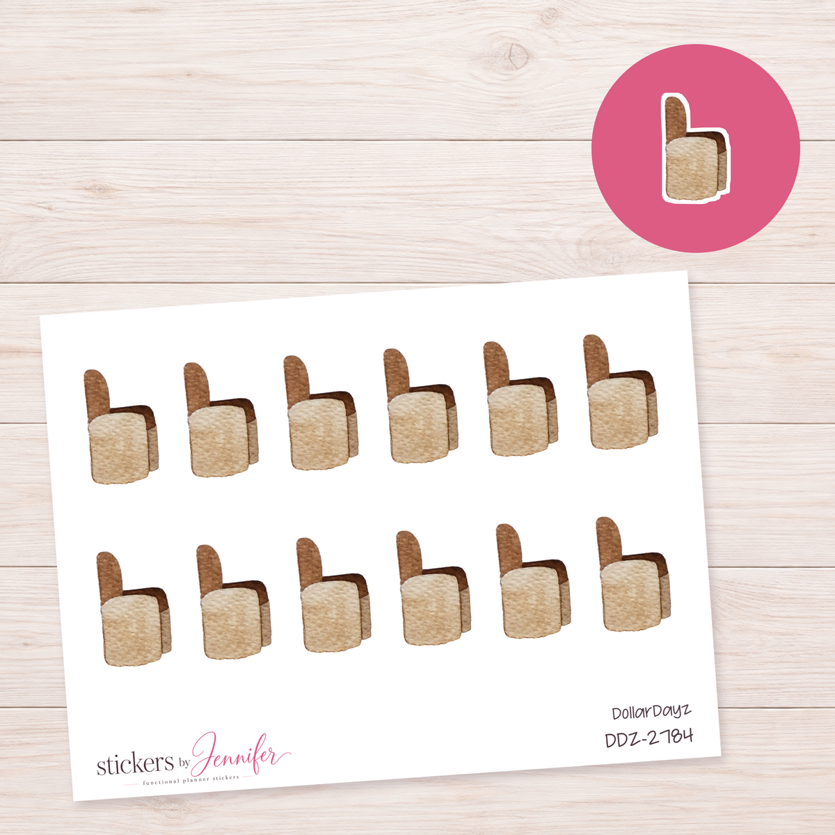 Cat Scratching Post Planner Stickers | DDZ-2784