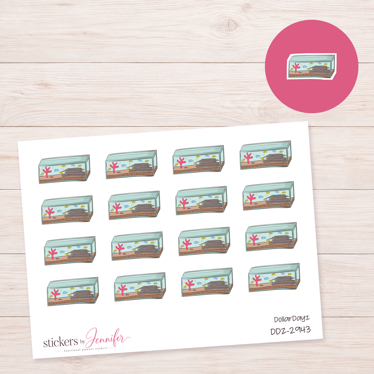 Pet Terrarium Planner Stickers | DDZ-2943