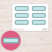DDZ-4883 planner sticker sheet with enlarged sticker detail