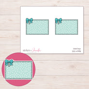 DDZ-4998 planner sticker sheet with enlarged sticker detail