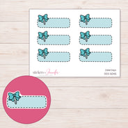 DDZ-5045 planner sticker sheet with enlarged sticker detail