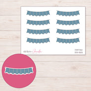 DDZ-5125 planner sticker sheet with enlarged sticker detail