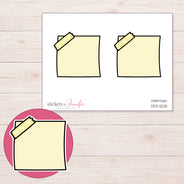 DDZ-5215 planner sticker sheet with enlarged sticker detail