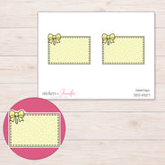 DDZ-5327 planner sticker sheet with enlarged sticker detail