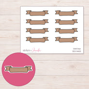 DDZ-5453 planner sticker sheet with enlarged sticker detail