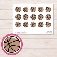 DDZ-5457 planner sticker sheet with enlarged sticker detail