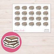 DDZ-5470 planner sticker sheet with enlarged sticker detail