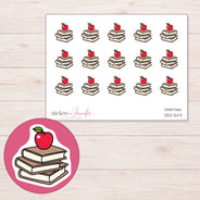 DDZ-5471 planner sticker sheet with enlarged sticker detail