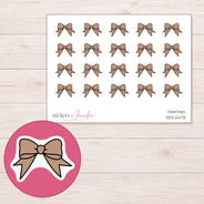 DDZ-5473 planner sticker sheet with enlarged sticker detail
