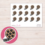 DDZ-5486 planner sticker sheet with enlarged sticker detail