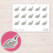 DDZ-5498 planner sticker sheet with enlarged sticker detail