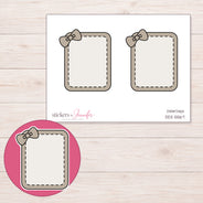 DDZ-5567 planner sticker sheet with enlarged sticker detail