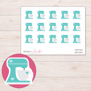 DDZ-5621 planner sticker sheet with enlarged sticker detail