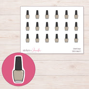 DDZ-5627 planner sticker sheet with enlarged sticker detail