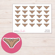 DDZ-5632 planner sticker sheet with enlarged sticker detail