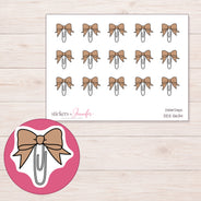 DDZ-5634 planner sticker sheet with enlarged sticker detail