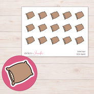 DDZ-5644 planner sticker sheet with enlarged sticker detail