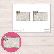 DDZ-5656 planner sticker sheet with enlarged sticker detail