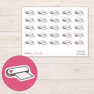 DDZ-5659 planner sticker sheet with enlarged sticker detail