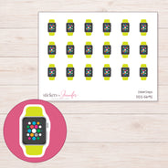 DDZ-5692 planner sticker sheet with enlarged sticker detail
