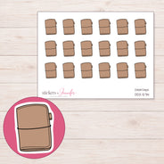 DDZ-5714 planner sticker sheet with enlarged sticker detail
