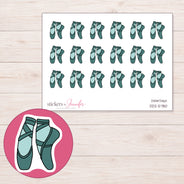 DDZ-5780 planner sticker sheet with enlarged sticker detail