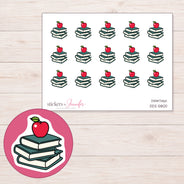 DDZ-5800 planner sticker sheet with enlarged sticker detail