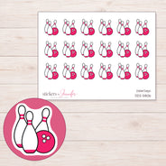 DDZ-5806 planner sticker sheet with enlarged sticker detail