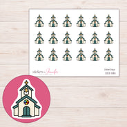 DDZ-5811 planner sticker sheet with enlarged sticker detail