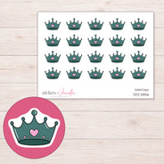DDZ-5856 planner sticker sheet with enlarged sticker detail