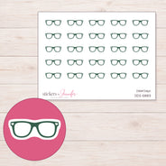 DDZ-5883 planner sticker sheet with enlarged sticker detail