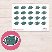 DDZ-5892 planner sticker sheet with enlarged sticker detail