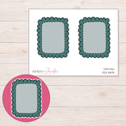 DDZ-5894 planner sticker sheet with enlarged sticker detail