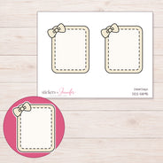 DDZ-5895 planner sticker sheet with enlarged sticker detail