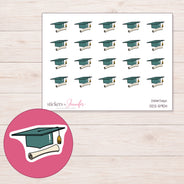 DDZ-5904 planner sticker sheet with enlarged sticker detail