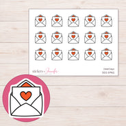 DDZ-5942 planner sticker sheet with enlarged sticker detail