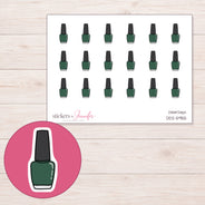 DDZ-5955 planner sticker sheet with enlarged sticker detail
