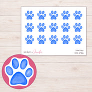 DDZ-5966 planner sticker sheet with enlarged sticker detail