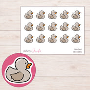 DDZ-6004 planner sticker sheet with enlarged sticker detail