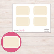 DDZ-6030 planner sticker sheet with enlarged sticker detail