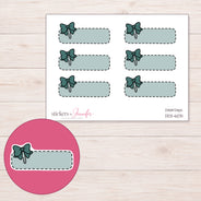 DDZ-6031 planner sticker sheet with enlarged sticker detail