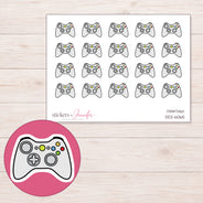 DDZ-6065 planner sticker sheet with enlarged sticker detail