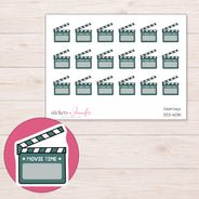 DDZ-6081 planner sticker sheet with enlarged sticker detail