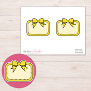DDZ-6133 planner sticker sheet with enlarged sticker detail