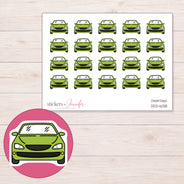 DDZ-6138 planner sticker sheet with enlarged sticker detail