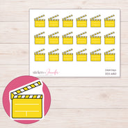 DDZ-6150 planner sticker sheet with enlarged sticker detail