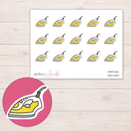 DDZ-6154 planner sticker sheet with enlarged sticker detail