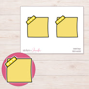 DDZ-6200 planner sticker sheet with enlarged sticker detail