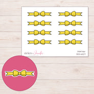 DDZ-6207 planner sticker sheet with enlarged sticker detail