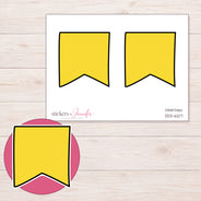 DDZ-6217 planner sticker sheet with enlarged sticker detail
